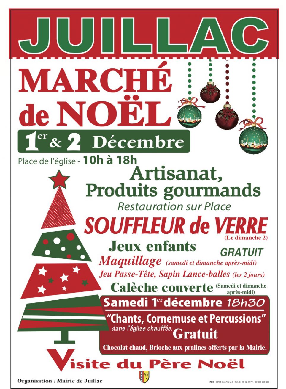 Marché de Noël 2018 | Commune de Juillac en Corrèze